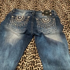 Miss me signature rise boot cut jeans waist 28